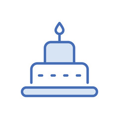 Cake icon vector stock.