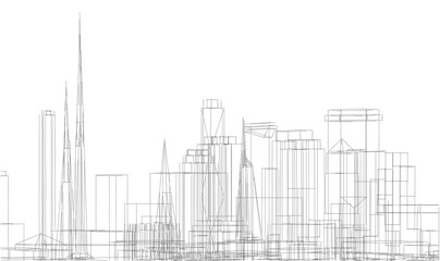 city skyline silhouette
