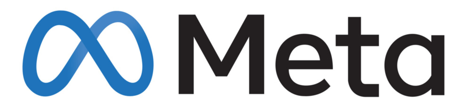 Meta logo sns company logo vector 
