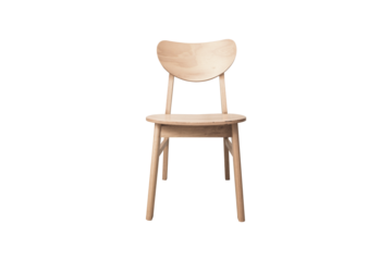 wooden chair isolated