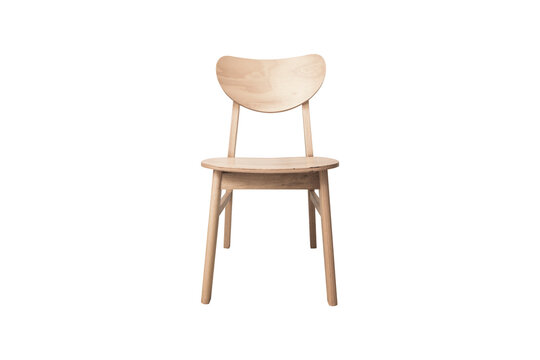 wooden chair isolated