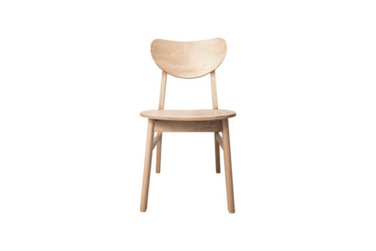 wooden chair isolated