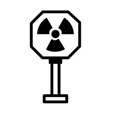 Fototapeta premium Danger sign Vector Icon