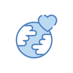 Earth icon. Suitable for Web Page, Mobile App, UI, UX and GUI design.