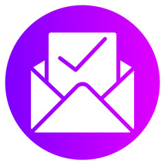 mail gradient icon