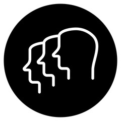 team glyph icon