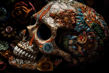 Skull of Dia de Muertos