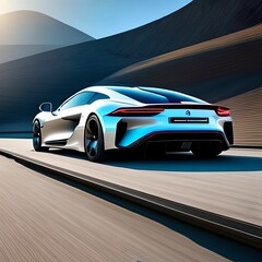 Superb Shots of Supercars in Action, car, generative ai
