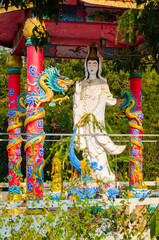 Taoist Temple of Wang Sam Xien in Pattaya, Goddess of Mercy Bodhisattva Guan Yin
