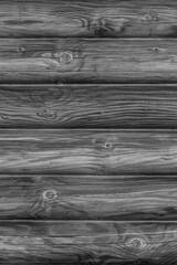 dark gray wooden wall made of logs background