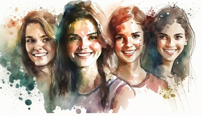 Group of women (Generative AI)