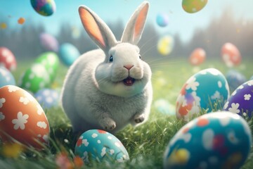 The Enchanting Easter Bunny  (Generative AI)