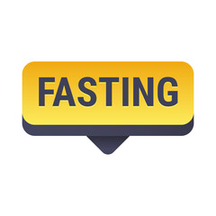 Fasting Made Easy Learn the Best Tips and Tricks for Ramadan. Yellow Vector Callout Banner