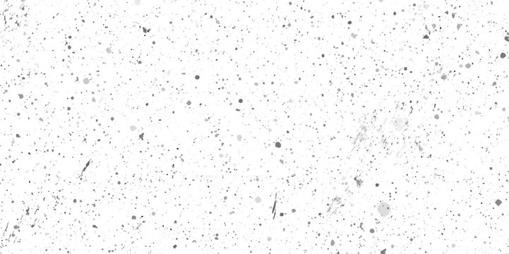 Grunge black and white dot ink splats. Black Particles. Digitally Generated Image. Vector Illustration
