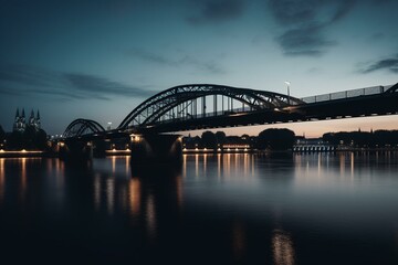 Fototapeta na wymiar Wechselbrücke. Generative AI