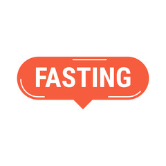 Fasting Made Easy Learn the Best Tips and Tricks for Ramadan. Red Vector Callout Banner