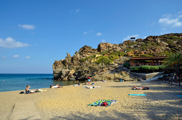 Fototapeta na wymiar Greece, Crete, Vai Beach