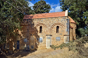 Obraz premium Greece, Crete, Byzantine church of Agios Panteleimon