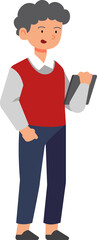 Businessman character illustration