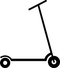 Scooter vehicle icon illustration