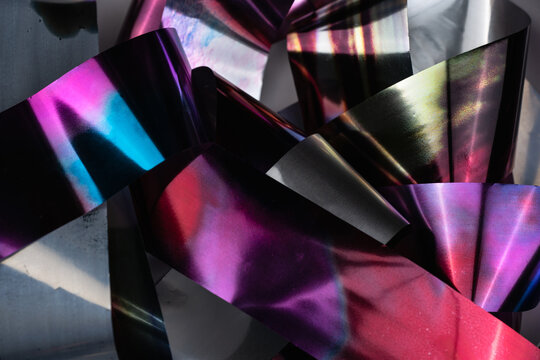 Rolls of holographic foil