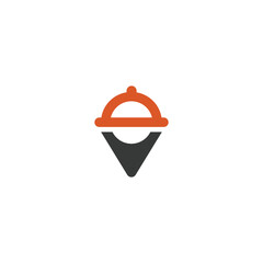 Food Truck Logo. Food delivery app.