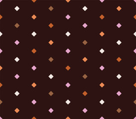 Abstract seamless vector pattern with polka dot elements. Modern stylish background.