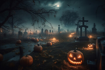 Halloween Cemetery