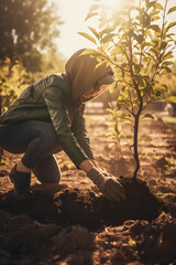 Planting Trees for a Sustainable Future: Community Garden and Environmental Conservation - Promoting Habitat Restoration and Community Engagement on Earth Day