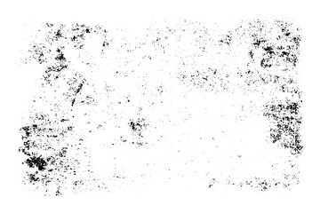 Rough black and white texture vector. Grunge distressed overlay texture. Abstract textured effect background.