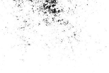 Rough black and white texture vector. Grunge distressed overlay texture. Abstract textured effect background.