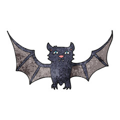 textured cartoon halloween bat