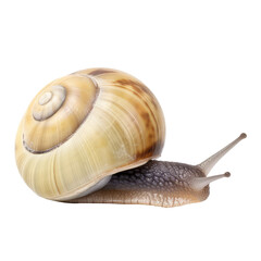 snail isolated on white background