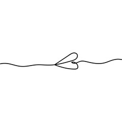 Obraz premium Single one line drawing lips anatomy. Human organ illustration. Medical concept.