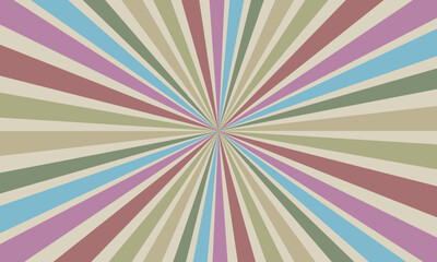 retro background with rays