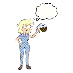 too much coffee thought bubble cartoon