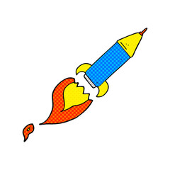 cartoon rocket
