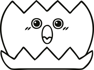 line drawing cartoon water lilly