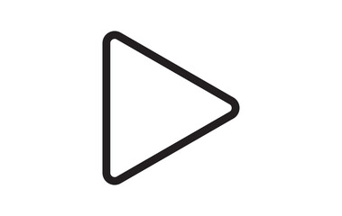 Play and Pause button icon. Media player control icon isolated on transparent background. Vector