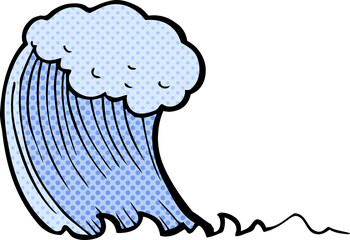 Obraz premium cartoon wave