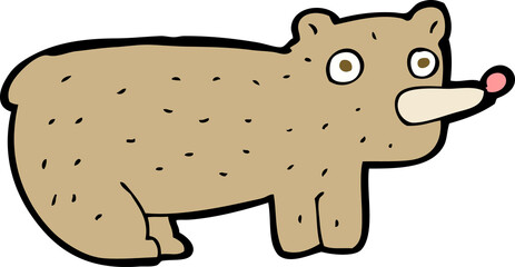 funny cartoon bear