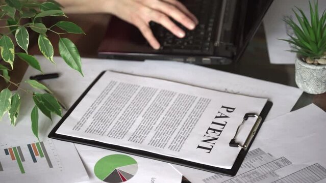 Documents for registration of patent rights. Documentation for legal expertise. Patent law. Business
