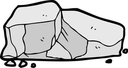 cartoon rocks