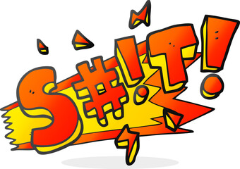 cartoon swearword
