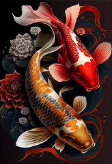 Art of Koi Fish Paintings