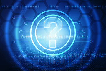 2d rendering question mark 