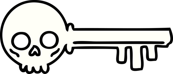 spooky skeleton key
