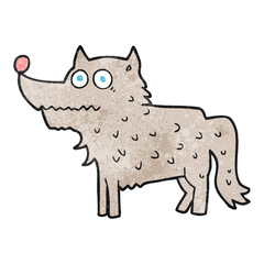textured cartoon dog