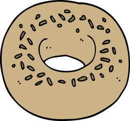 cartoon donut