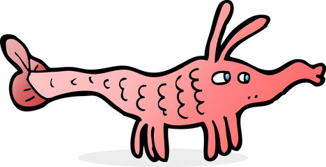 cartoon shrimp